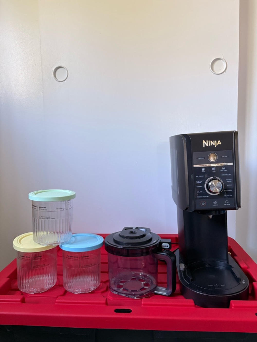 Ninja CREAMi Deluxe 11-in-1 Ice Cream and Frozen Treat Maker with 3 containers